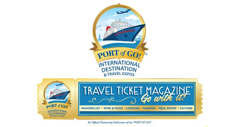 Port of Go and Travel Ticket Magazine logos